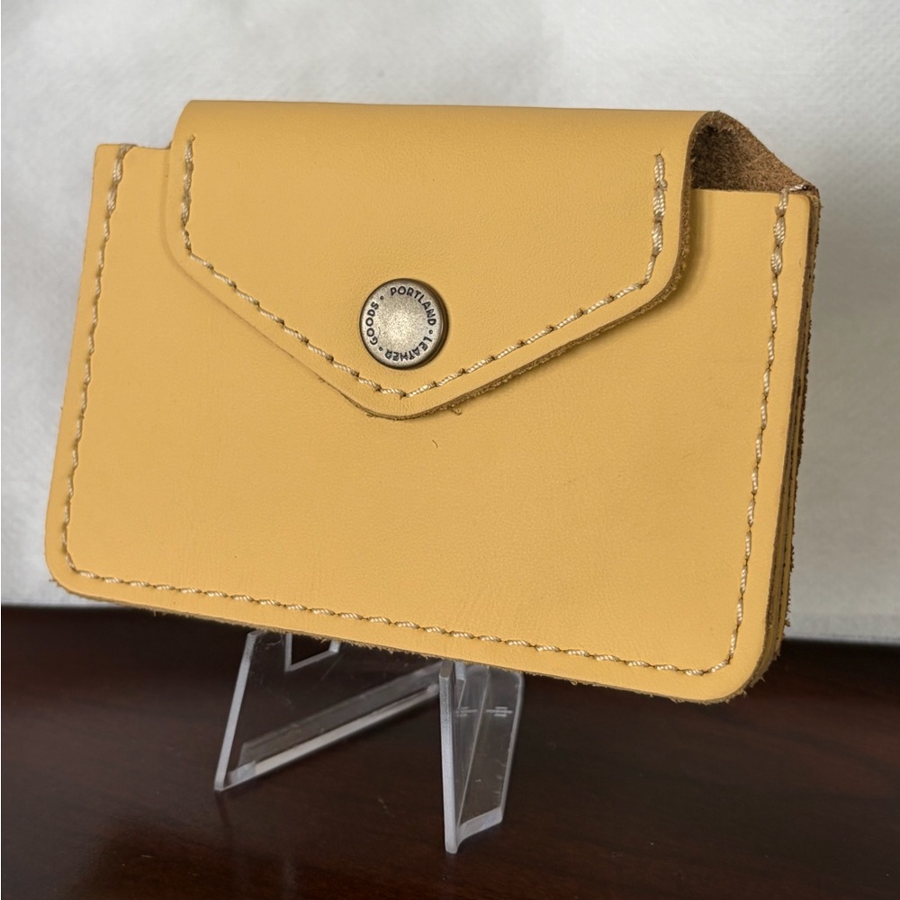 Love Bug Plus Wallet Vanilla Portland Leather Goods Full-Grain Leather NWOT - Picture 11 of 12